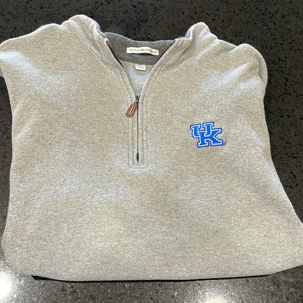 Peter Millar half-zip UK logo M shirt